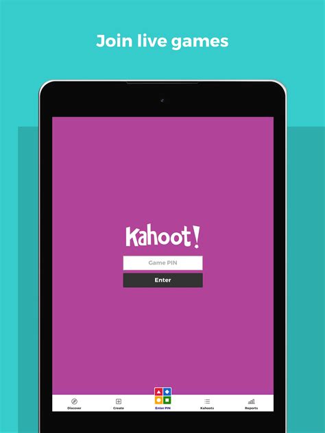 The game lobby launches, displaying a unique game PIN, for all players to see. . Kahoot download